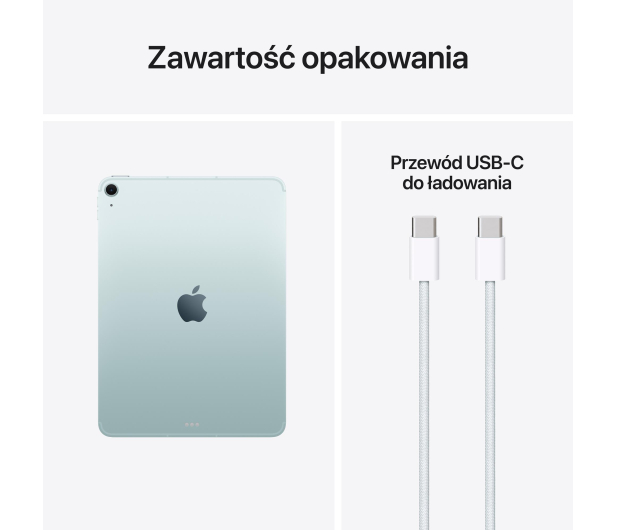 Apple iPad Air 11" M4 256GB 5G niebieski - 1505857 - zdjęcie 10